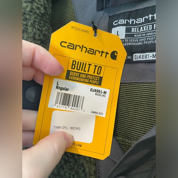 Carhartt Fleece Snap Front Jacket - Picture 9 of 10